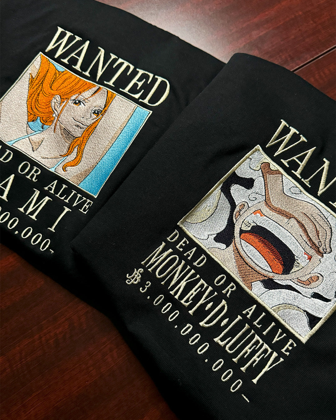 [PREMIUM] Luffy WANTED - Embroidery T-Shirt