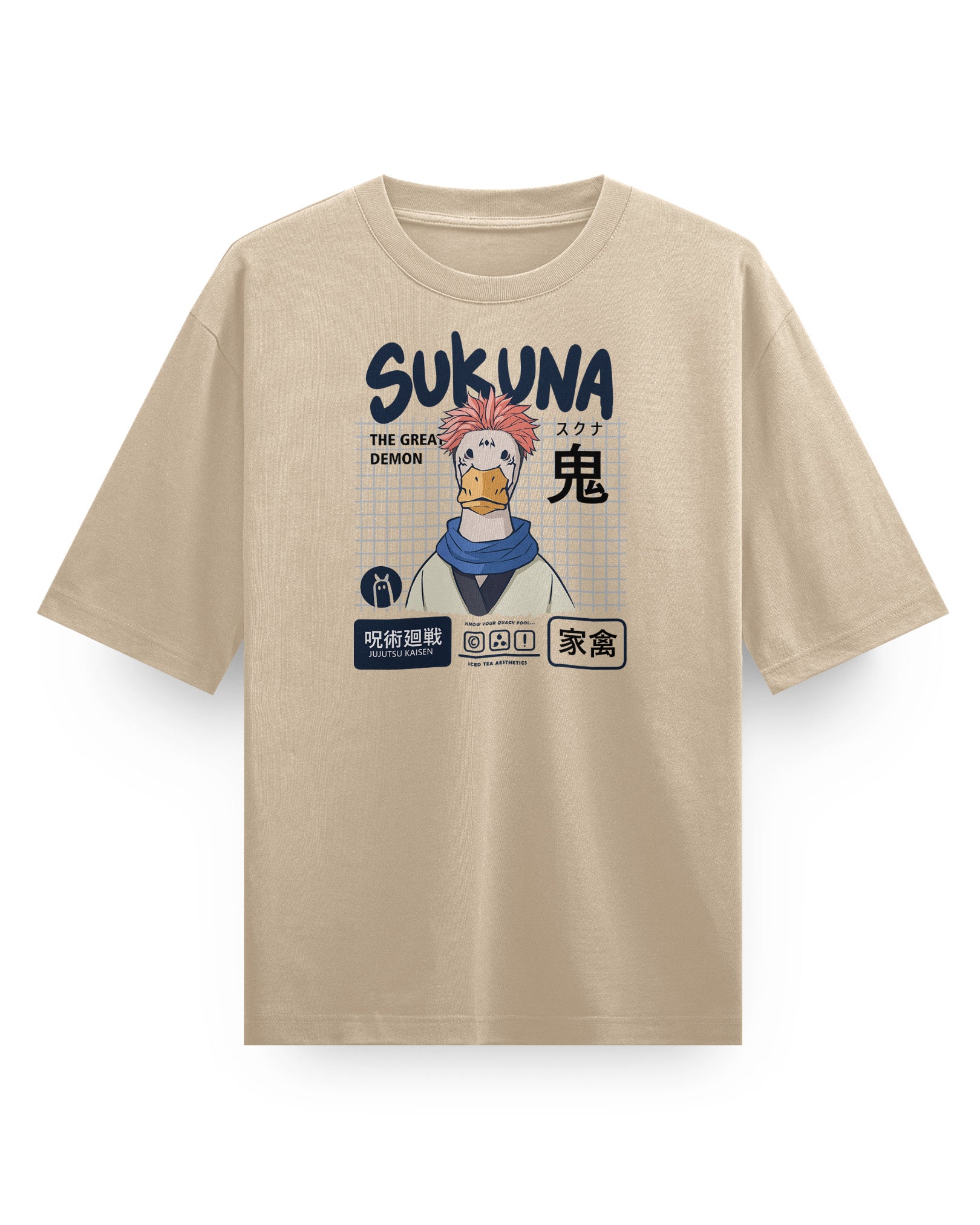 Sukuna Duck - Oversized Heavy tee