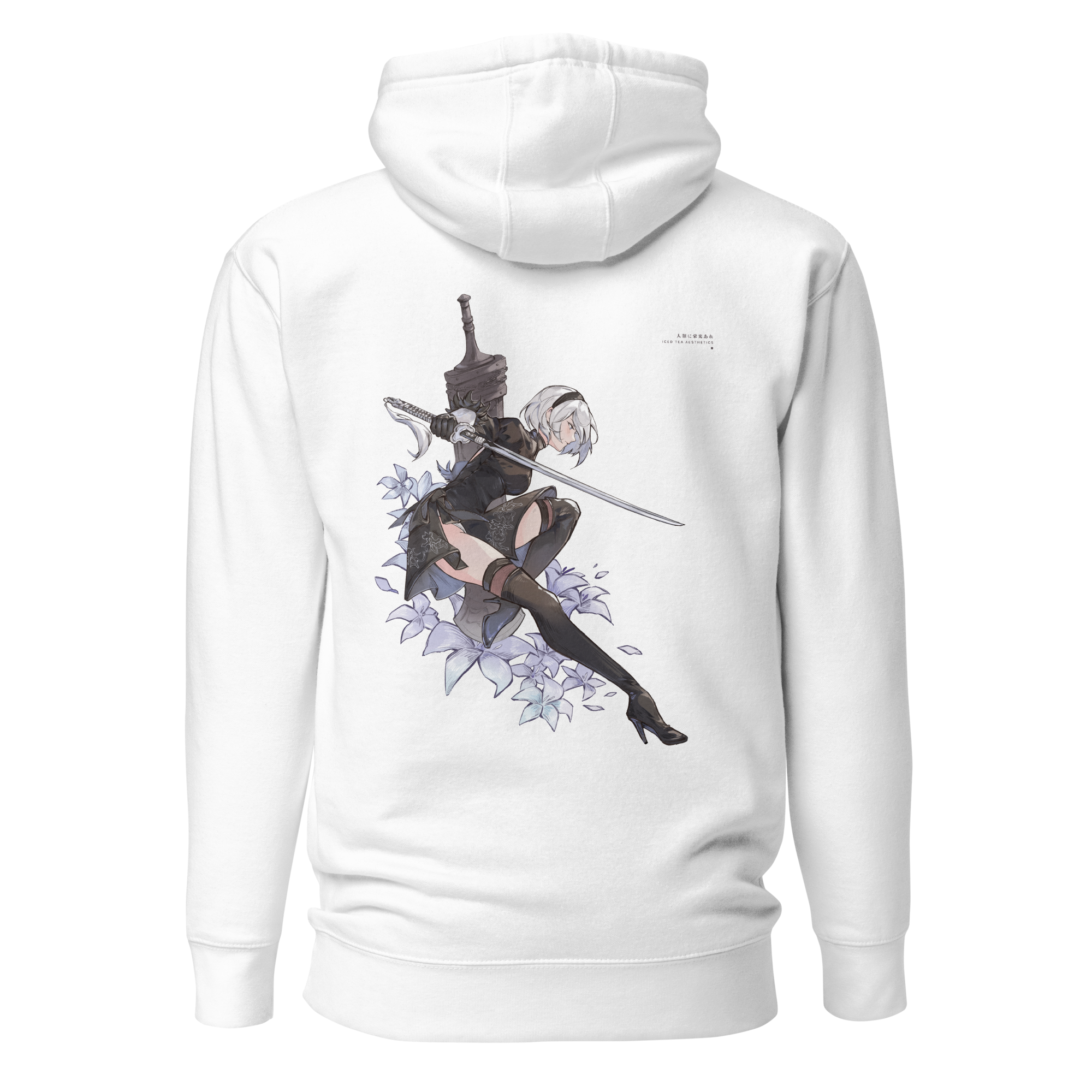 2B (Moonflower) - Embroidery Hoodie